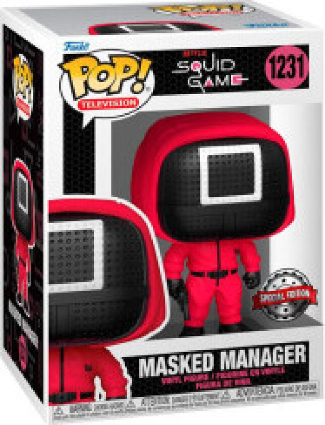 POP-figur Squid Game Masked Manager Exclusive