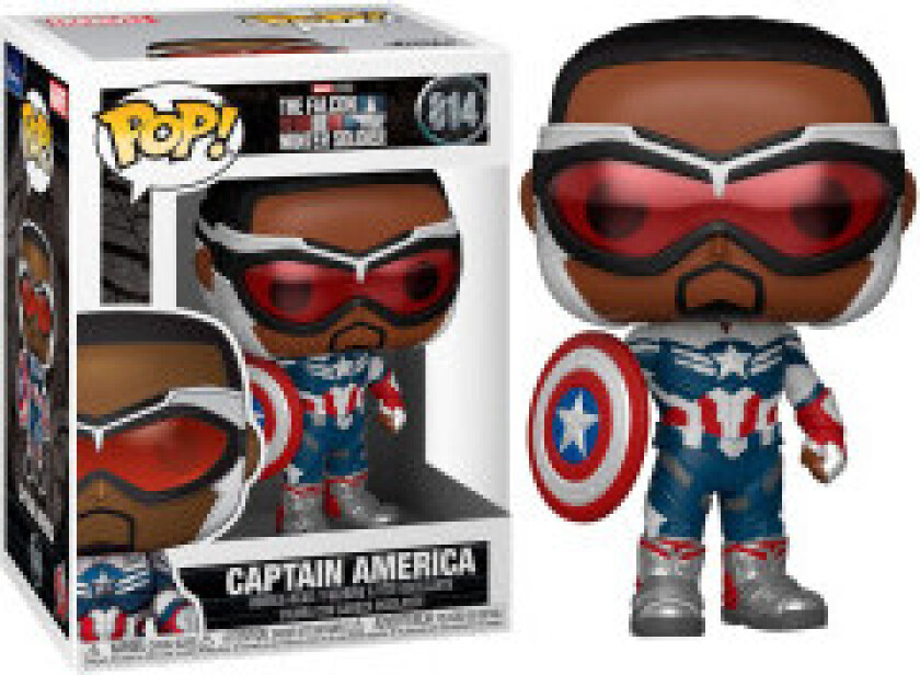 POP-figur Marvel Falken & Vintersoldaten Captain America