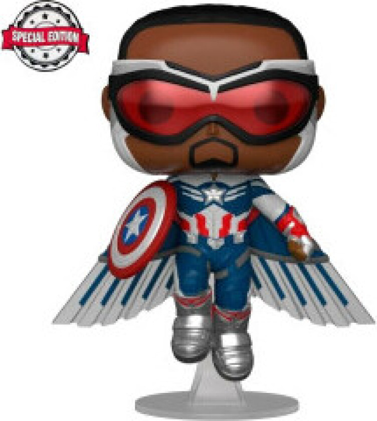 POP-figur Marvel Falken og vintersoldaten Captain America Exclusive