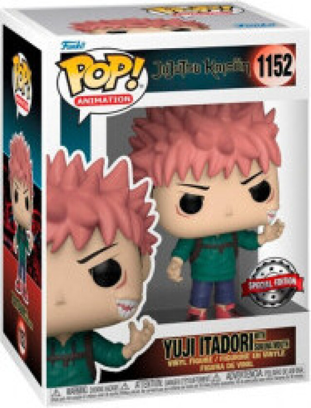 POP-figur Jujutsu Kaisen Itadori Eksklusivt