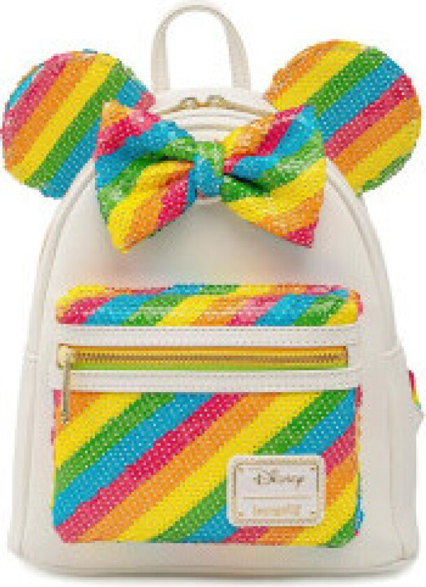 Disney Minnie Regnbue-ryggsekk 26 cm