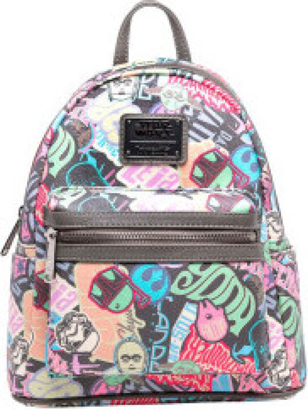 Star Wars-ryggsekk med pastellfargede graffitiklistremerker 26 cm