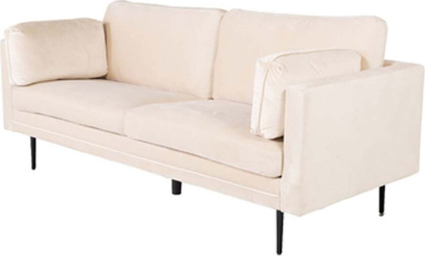 Boom sofa 3 seter velour beige.