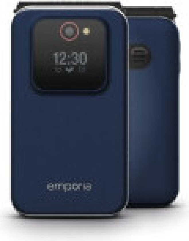 Emporia Joy V228 Flip 128MB funksjonstelefon Blueberry V228_001_BB