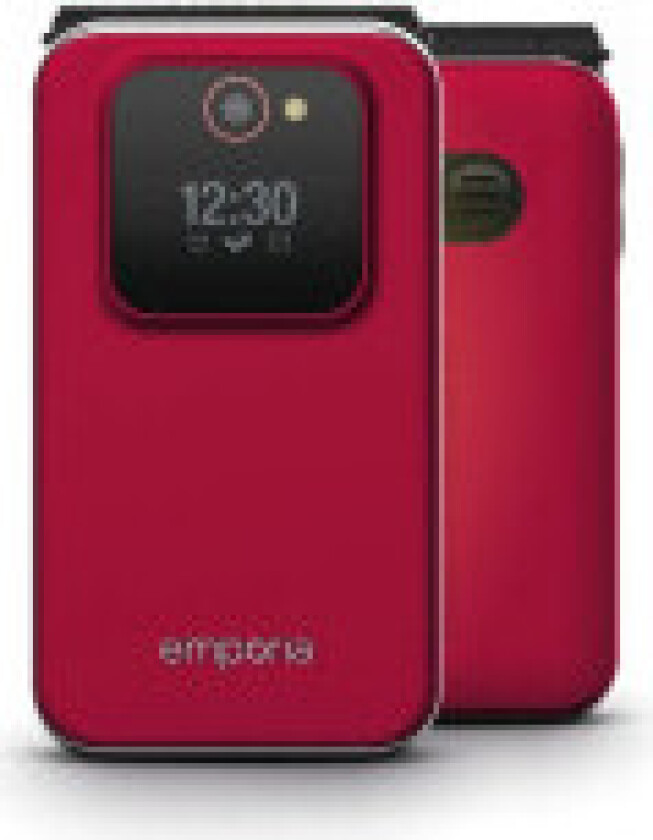 Emporia emporiaJOY 128MB Flip Feature Phone Rød V228_001_R
