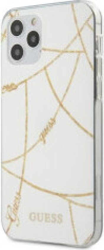 Guess Gold Chain - Deksel til iPhone 12 Pro Max