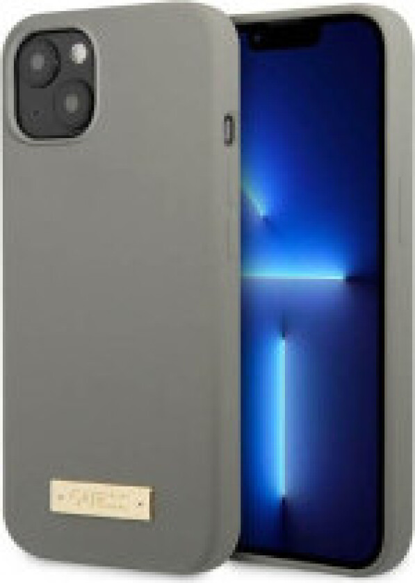 Guess Silikon Logo Plate MagSafe - Deksel til iPhone 13 Mini