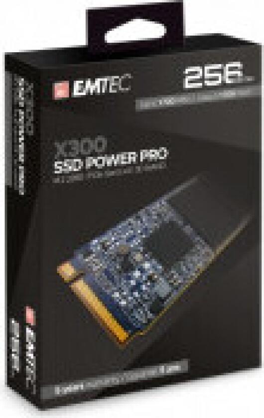 Emtec Intern. SSD X300 256GB M.2 2280 SATA 3D NAND 1700MB/sek ECSSD256GX300