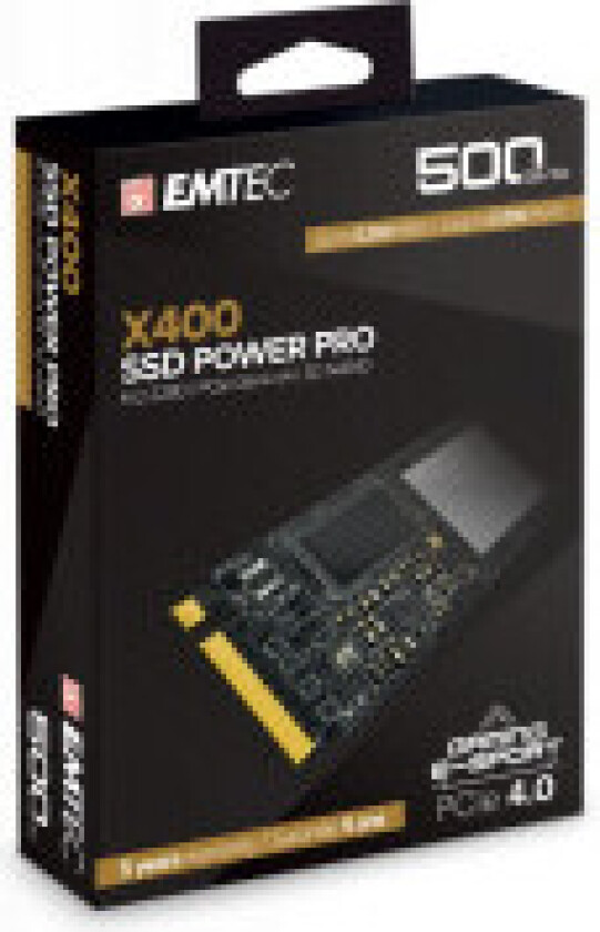Emtec Intern. SSD X400 500 GB M.2 2280 SATA 3D NAND 4700 MB/sek.