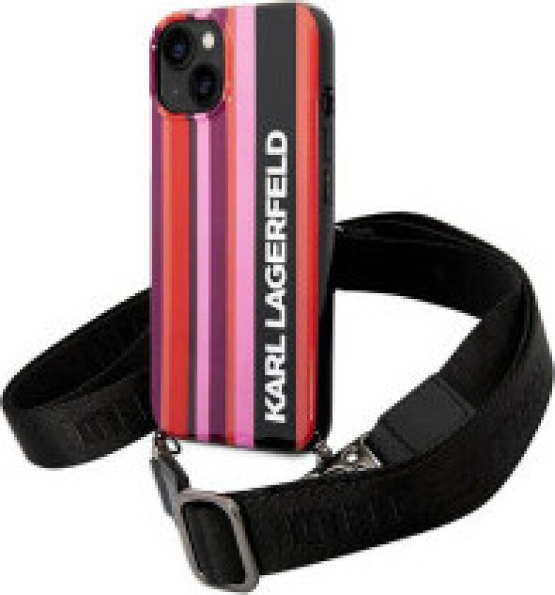 Karl Lagerfeld Color Stripes Strap - Veske til iPhone 14