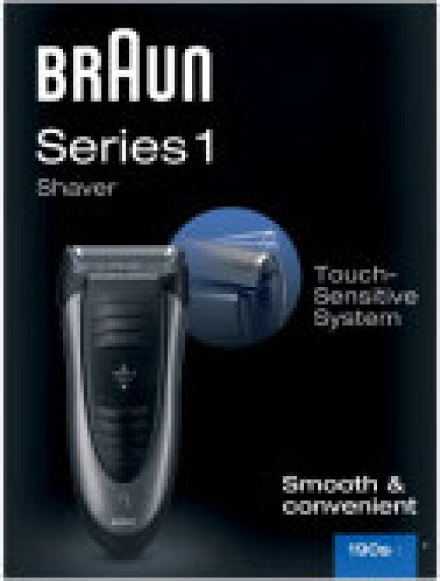 Braun Series 1 190-talls elektrisk barbermaskin for menn