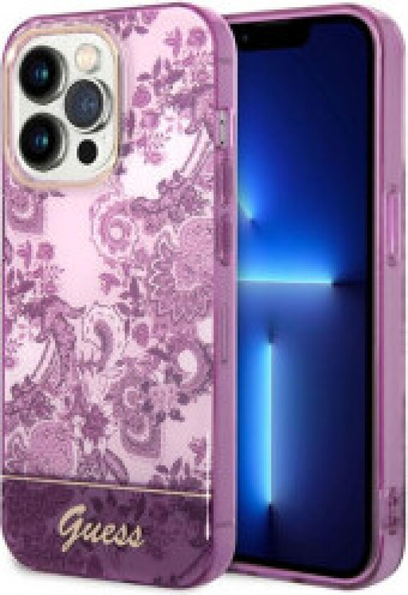 Guess Porcelain Collection - Deksel til iPhone 14 Pro Max