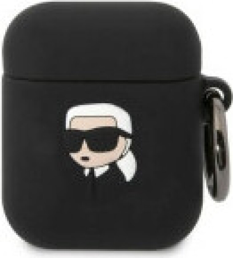 Karl Lagerfeld Silikon NFT Karl Head 3D - AirPods 1/2 gen-deksel