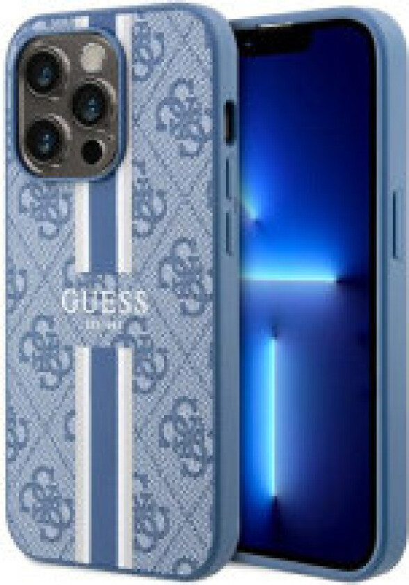 Guess 4G Printed Stripes MagSafe - Deksel til iPhone 14 Pro