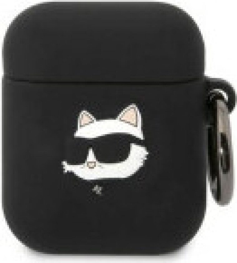 Karl Lagerfeld Silikon NFT Choupette Head 3D - AirPods 1/2 gen-deksel