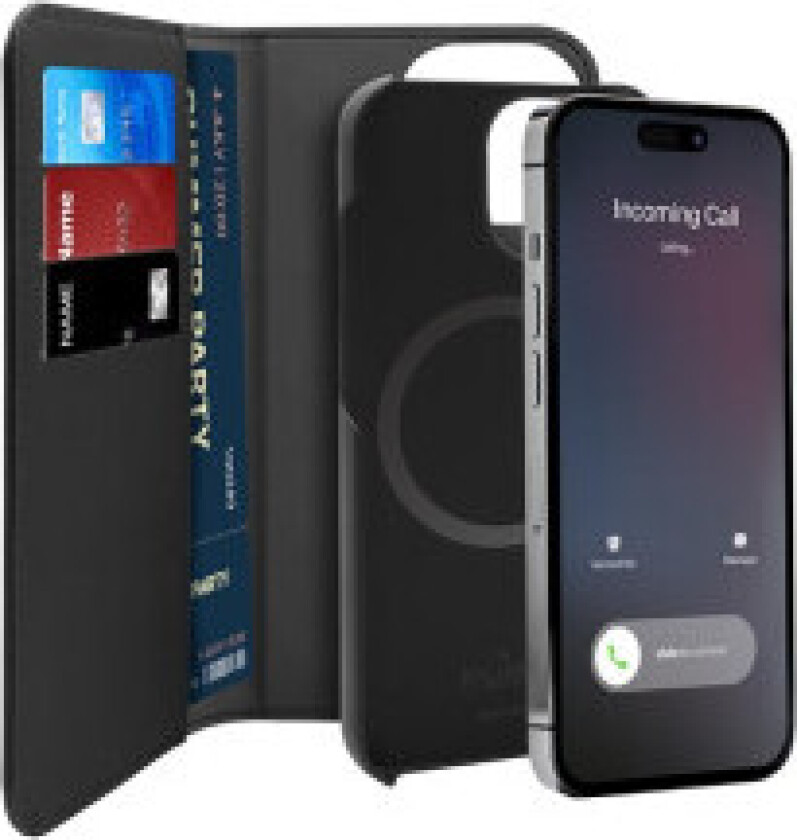 PURO Lommebok avtakbar - Veske 2-i-1 for iPhone 14 Pro Max