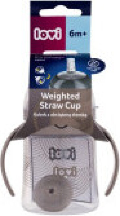 Lovi - Harmony First Cup With Weighted Straw 6m+ - For Kids, 150 ml