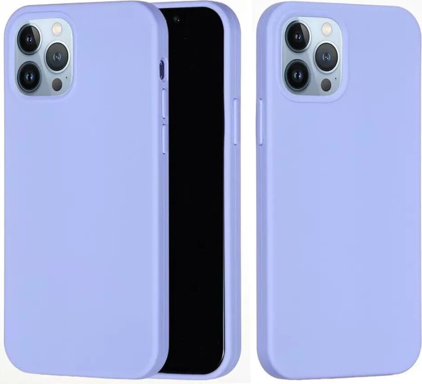 iPhone 15 Pro Max Silikon Deksel - Lilla