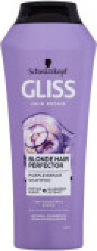 - Gliss Blonde Hair Perfector Purple Repair Shampoo - For Women, 250 ml