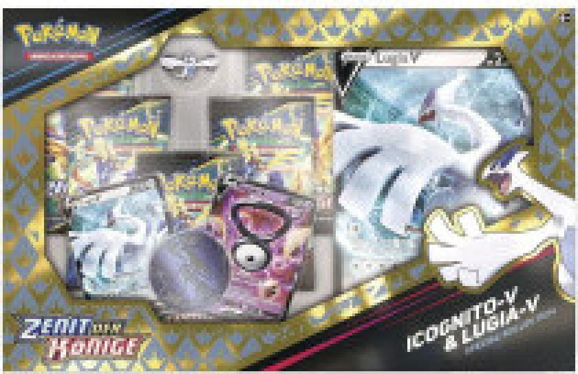 Pokémon TCG Zenit der Könige Icognito-V & Lugia spesialsamling *tysk versjon*
