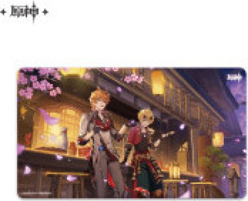 Genshin Impact Mousepad inn i den farlige labyrinten av tåke 70 x 40 cm