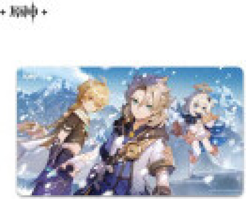 Genshin Impact Mousepad White Dust and Snow Shadow 70 x 40 cm