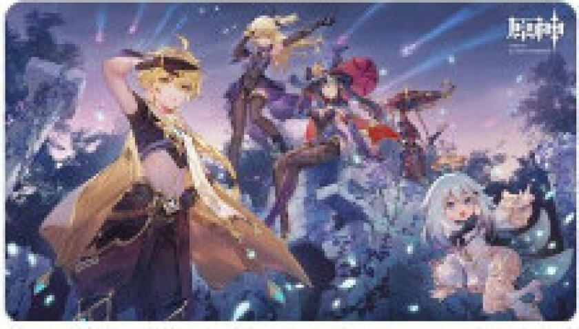 Genshin Impact Unreconciled Stars Mousepad Aether, Fischl, Mona, Paimon & Scaramouche 70 x 40 cm