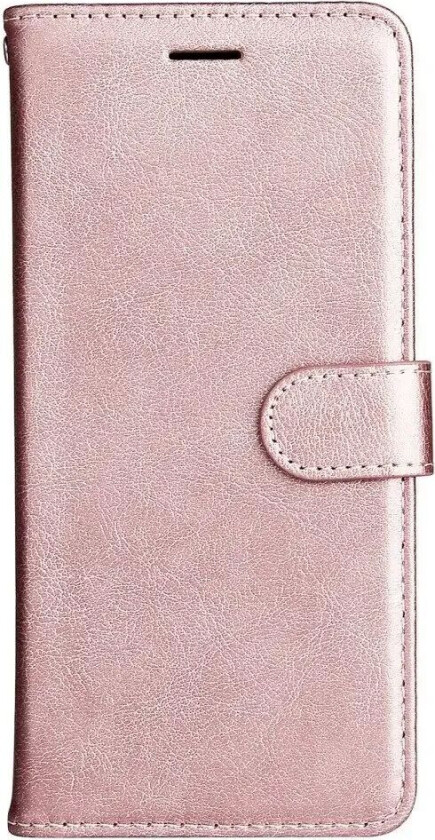 Samsung Galaxy S24 Ultra Flip Deksel i Skinn med Lommebok og Stropp - Rose Gold