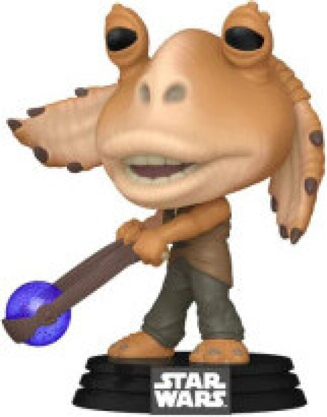 Star Wars The Phantom Menace Jubileum POP! Vinyl Figur Krukke Krukke Binks m/ Booma Balls 9 cm