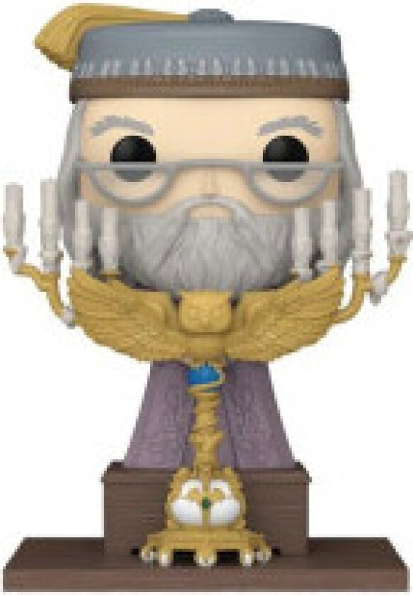 Harry Potter POP! Deluxe Vinylfigur Deluxe Dumbledore m/Podium 12 cm