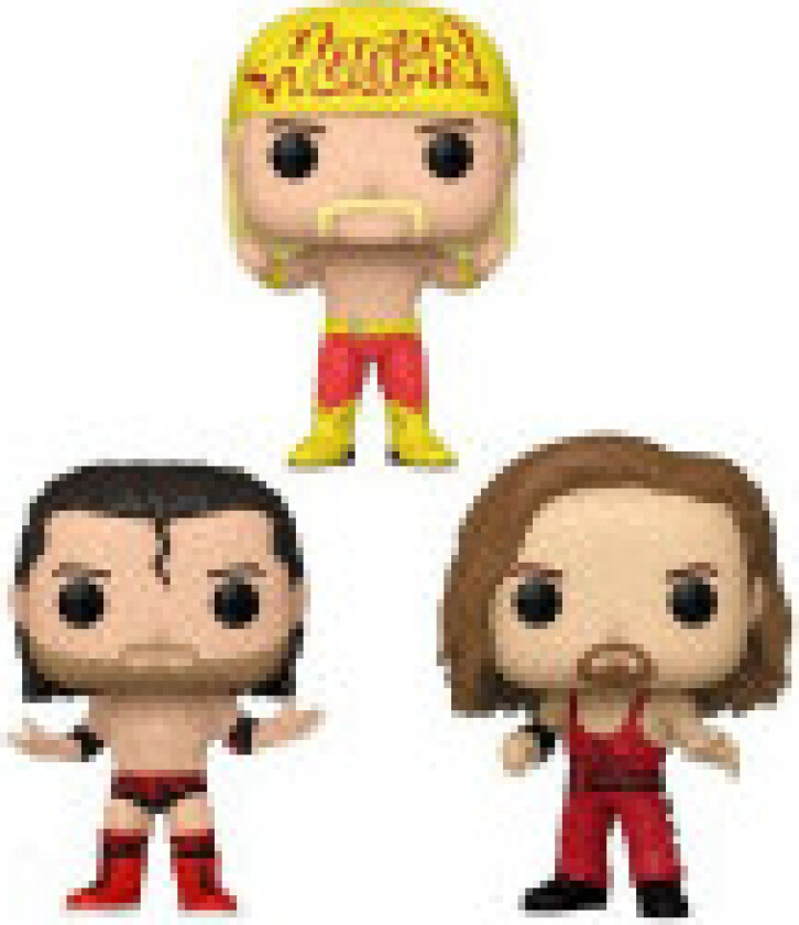 WWE POP! Vinylfigur Hogan & Outsiders 3-Pack 9 cm