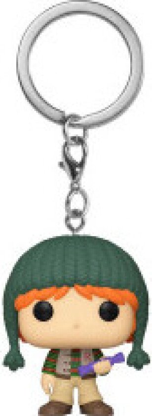 Harry Potter - Hemmelighetenes kammer jubileumslomme POP! Vinyl nøkkelringer 4 cm Ron Display