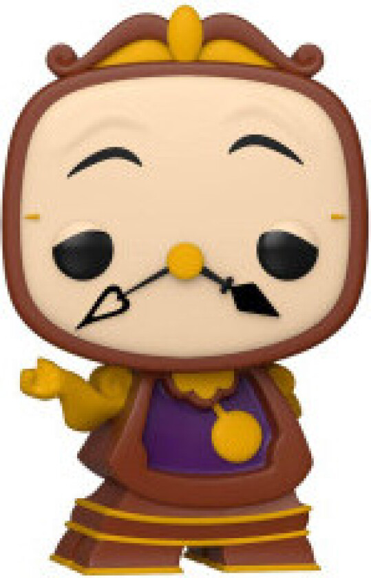 Skjønnheten og udyret POP! Filmer Vinylfigur Cogsworth 9 cm