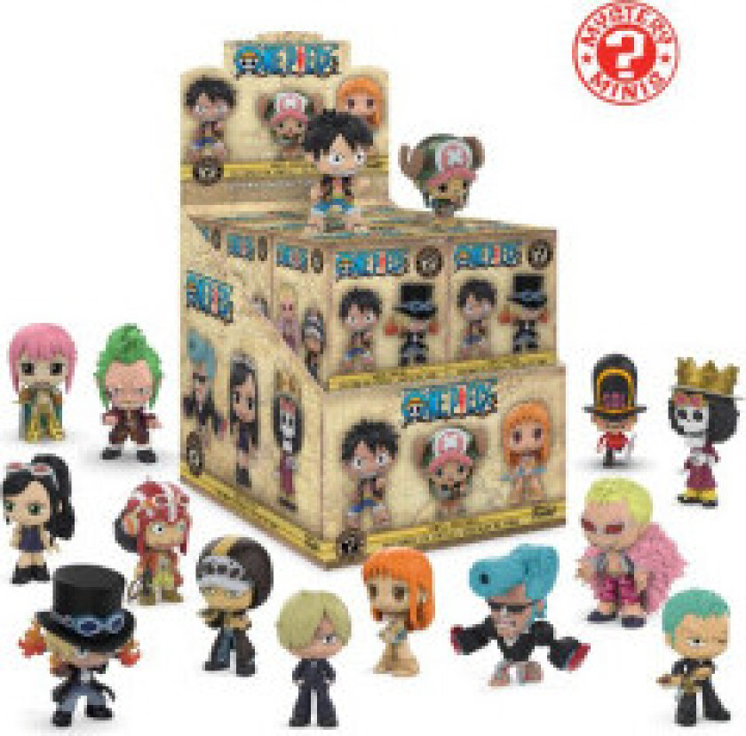 One Piece Mystery Mini Figures 5 cm skjerm