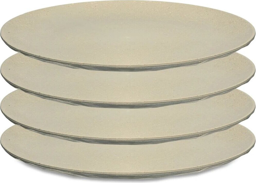 Club tallerken Ø 26 cm 4-pakning Nature desert sand