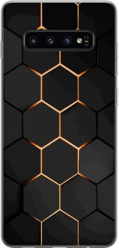 Mobildeksel til Samsung Galaxy S10 med Luksuriøst Mønster motiv