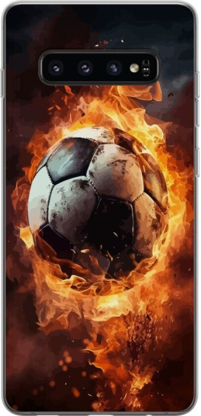 Mobildeksel til Samsung Galaxy S10 med Fotball motiv