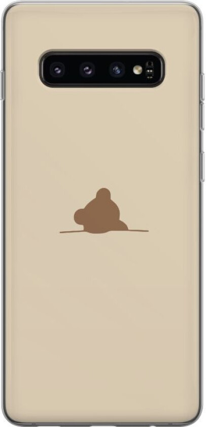 Mobildeksel til Samsung Galaxy S10 med Nalle motiv