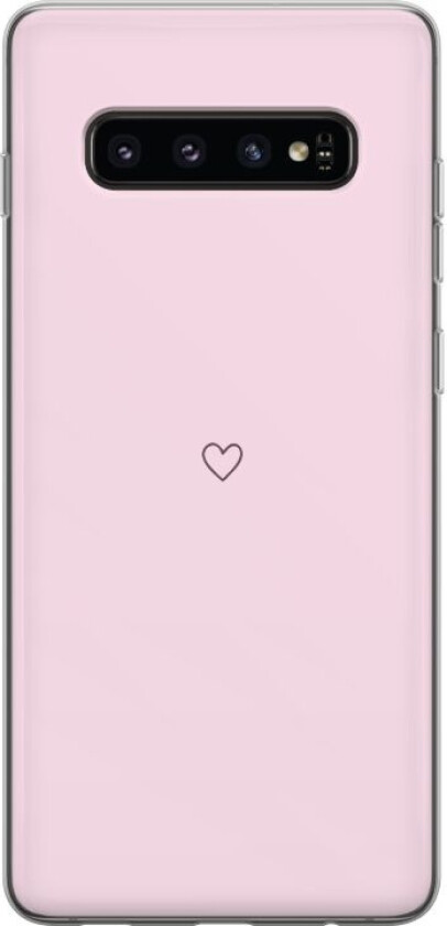 Mobildeksel til Samsung Galaxy S10 med Hjerte motiv