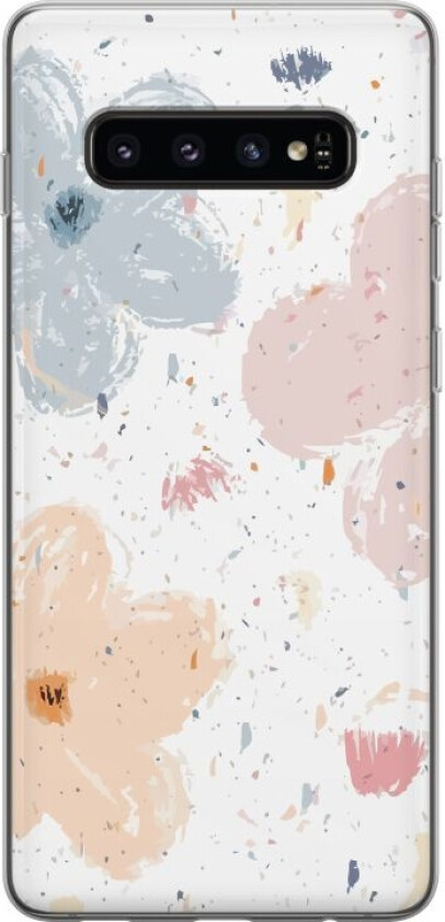 Mobildeksel til Samsung Galaxy S10 med Blomster motiv