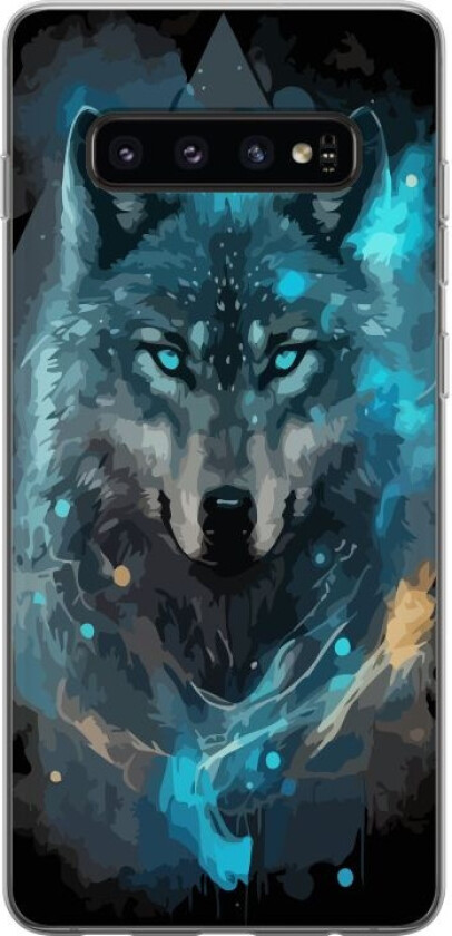 Mobildeksel til Samsung Galaxy S10 med Ulve motiv
