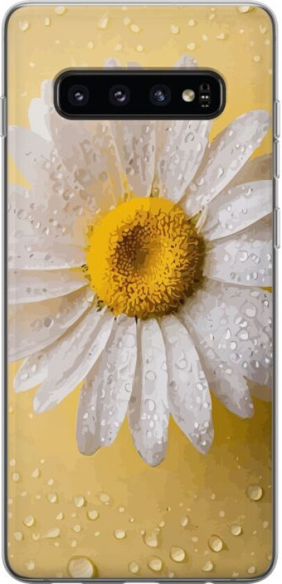 Mobildeksel til Samsung Galaxy S10 med Porselensblomst motiv