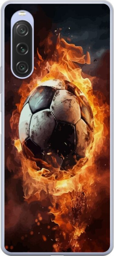 Mobildeksel til Sony Xperia 10 V med Fotball motiv