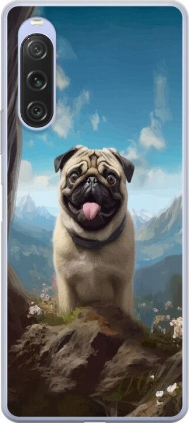 Mobildeksel til Sony Xperia 10 V med Glad Hund motiv