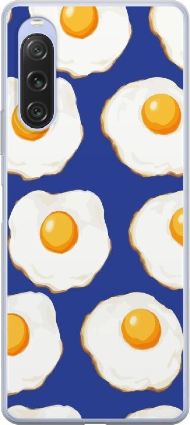 Mobildeksel til Sony Xperia 10 V med Stekte egg motiv