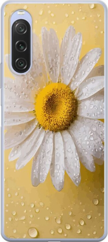Mobildeksel til Sony Xperia 10 V med Porselensblomst motiv