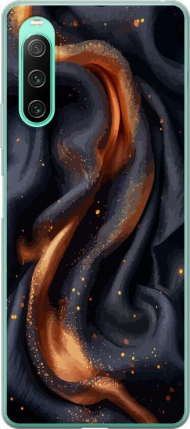 Mobildeksel til Sony Xperia 10 IV med Brennende silke motiv