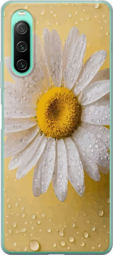 Mobildeksel til Sony Xperia 10 IV med Porselensblomst motiv