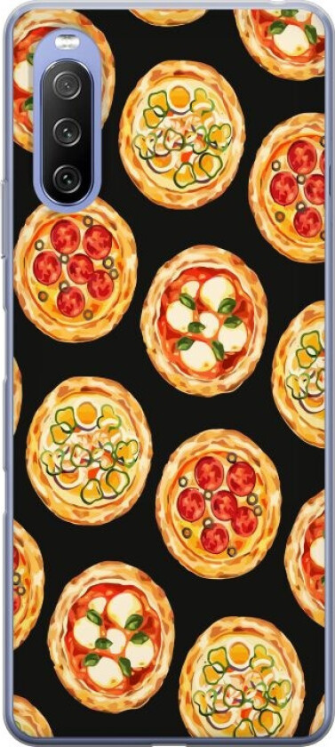 Mobildeksel til Sony Xperia 10 III med Pizza motiv