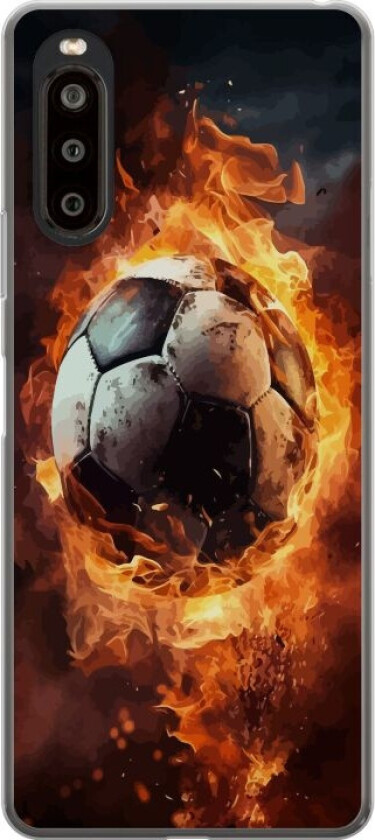 Mobildeksel til Sony Xperia 10 II med Fotball motiv